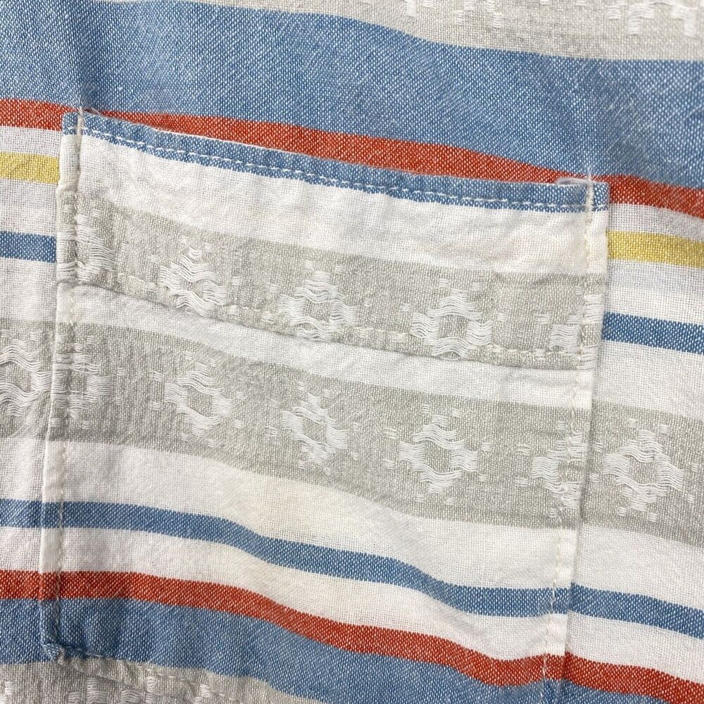 Gramicci Button Down Vintage Cotton Mens Medium Live Free Retro Aztec Patterned - Picture 7 of 7